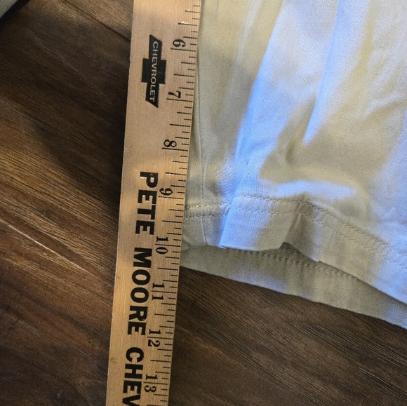 NWT Tailor Vintage Shorts Beige Khaki Tan Mens Size 32 Slim Waist Stretch Golf - Picture 5 of 6